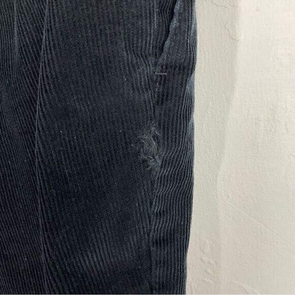 Lauren Ralph Lauren Black Corduroy Pants Custom Hem 36 - Picture 4 of 7